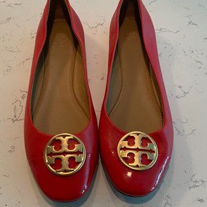 Tory Burch Red Flats